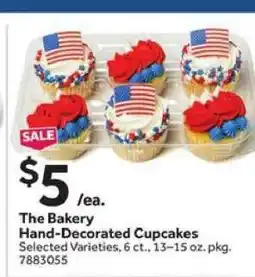 Stop&Shop The Bakery Hand-Decorated Cupcakes offer
