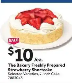 Stop&Shop The Bakery Freshly Prepared Strawberry Shortcake offer