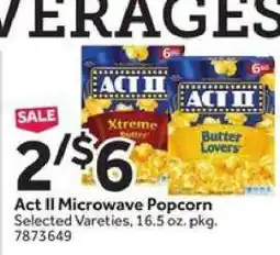 Stop&Shop Act Ii Microwave Popcorn offer