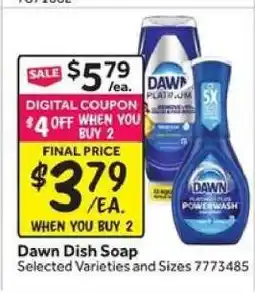 Stop&Shop Dawn Dish Soap offer