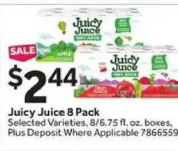 Stop&Shop Juicy Juice 8 Pack offer