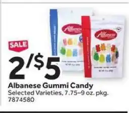 Stop&Shop Albanese Gummi Candy offer