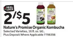 Stop&Shop Nature’s Promise Organic Kombucha offer