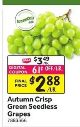 Stop&Shop Autumn Crisp Green Seedless Grapes offer