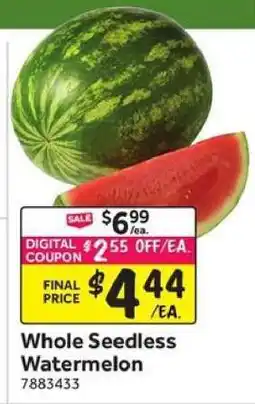Stop&Shop Whole Seedless Watermelon offer