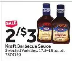 Stop&Shop Kraft Barbecue Sauce offer