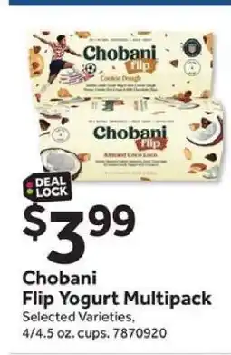 Stop&Shop Chobani Flip Yogurt Multipack offer