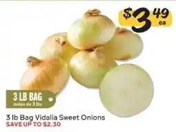 Winn Dixie 3 lb Bag Vidalia Sweet Onions offer