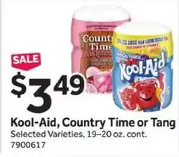 Stop&Shop Kool-Aid, Country Time or Tang offer