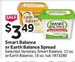Stop&Shop Smart Balance or Earth Balance Spread offer