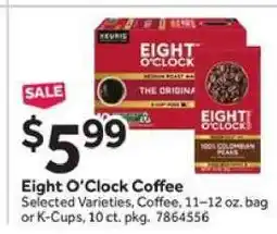 Stop&Shop Eight O'Clock Coffee offer
