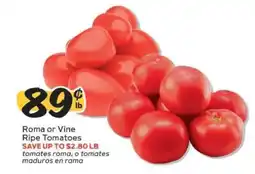 Winn Dixie Roma or Vine Ripe Tomatoes offer