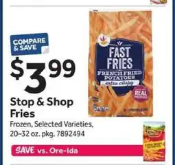 Stop&Shop Stop & Shop Fries offer