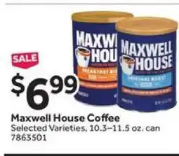 Stop&Shop Maxwell House Coffee offer