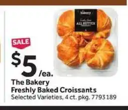 Stop&Shop The Bakery Freshly Baked Croissants offer