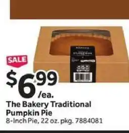 Stop&Shop The Bakery Traditional Pumpkin Pie offer