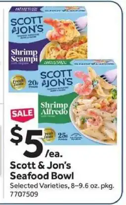 Stop&Shop Scott & Jon's Seafood Bowl offer
