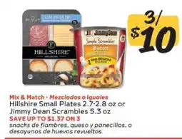 Winn Dixie Hillshire Small Plates or Jimmy Dean Scrambles offer