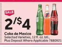 Stop&Shop Coke de Mexico offer
