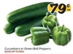 Winn Dixie Cucumbers or Green Bell Peppers offer