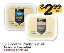 Winn Dixie SE Grocers Salads offer