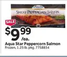 Stop&Shop Aqua Star Peppercorn Salmon offer
