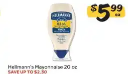Winn Dixie Hellmann's Mayonnaise offer