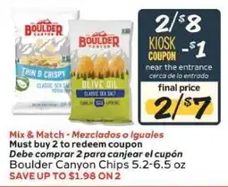 Winn Dixie Boulder Canyon Chips offer