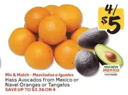 Winn Dixie Hass Avocados or Navel Oranges or Tangelos offer