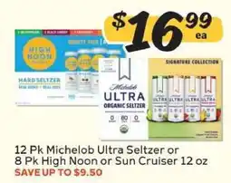 Winn Dixie Michelob Ultra Seltzer or High Noon or Sun Cruiser offer