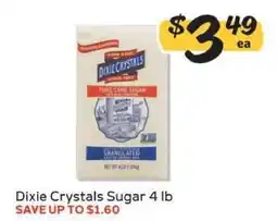 Winn Dixie Dixie Crystals Sugar 4 lb offer