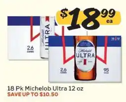 Winn Dixie 18 Pk Michelob Ultra 12 oz offer