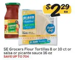 Winn Dixie SE Grocers Flour Tortillas or Salsa offer