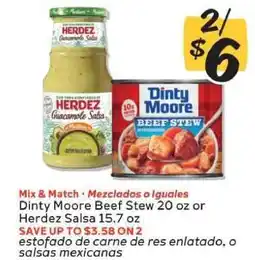 Winn Dixie Dinty Moore Beef Stew or Herdez Salsa offer
