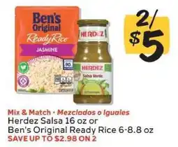 Winn Dixie Herdez Salsa or Ben's Original Ready Rice offer