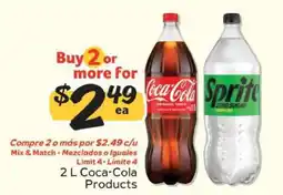 Winn Dixie 2 L Coca-Cola Products offer