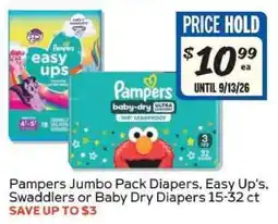 Winn Dixie Pampers Jumbo Pack Diapers offer