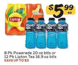 Winn Dixie Powerade or Lipton Tea offer