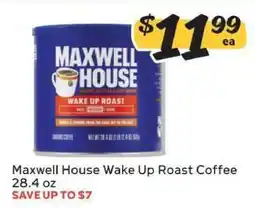 Winn Dixie Maxwell House Wake Up Roast Coffee offer