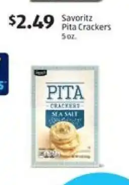 Aldi Savoritz Pita Crackers offer