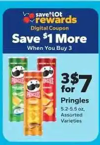 Save a Lot Pringles offer