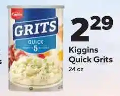Save a Lot Kiggins Quick Grits offer