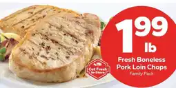Save a Lot Fresh Boneless Pork Loin Chops offer