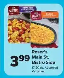 Save a Lot Reser's Main St. Bistro Side offer