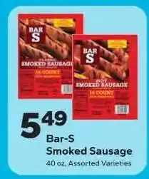 Save a Lot Bar S Smoked Sausage offer