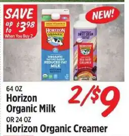 Rouses Horizon Organic Milk offer