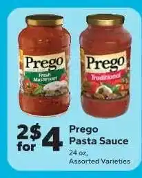 Save a Lot Prego Pasta Sauce offer