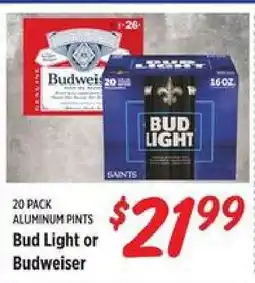 Rouses Bud Light or Budweiser offer