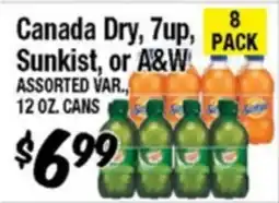 Western Beef Canada Dry, 7up, Sunkist, or A&W offer
