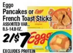 Western Beef Eggo Pancakes or French Toast Sticks offer